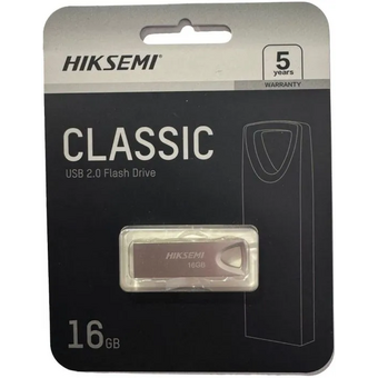  USB-флешка HIKSEMI HS-USB-M200/16G/U3 16Gb, USB3.0, плоский металлический корпус 