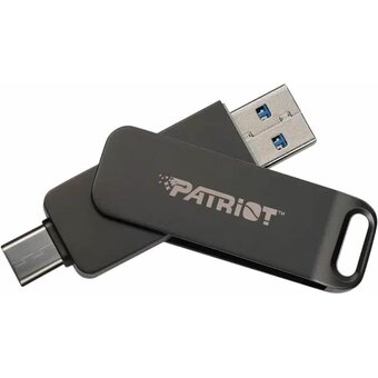  USB-флешка Patriot Rage R550 (PE1TR550DSAD) 1Tb USB 3.2 Gen 1 Swing Type-A+C black 