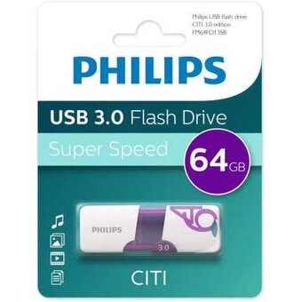  USB-флешка PHILIPS Citi3.0 (FM64FD135B/97) 64GB, USB 3.0 
