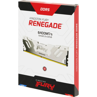  ОЗУ Kingston Fury Renegade XMP KF564C32RWK2-64 DDR5 2x32GB 6400MHz RTL Gaming PC5-51200 CL32 DIMM 