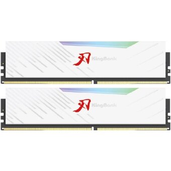  ОЗУ Kingbank KRRW series (K5.01.FL04AD9302) 32GB (2x16Gb) 3600MHz DDR4 White Heatsink RGB / Hynix CL16 (16-20-20-38) 