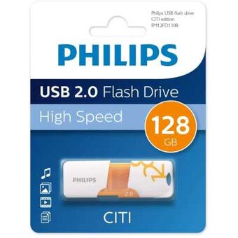  USB-флешка PHILIPS Citi2.0 (FM12FD130B/97) 128GB, USB 2.0 
