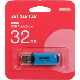  USB-флешка A-DATA Classic C906 (AC906-32G-RWB) 32GB, USB 2.0, Синяя 