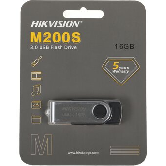  USB-флешка HIKSEMI HS-USB-M200S/16G/U3 16Gb, USB3.0, с поворотным колпачком 