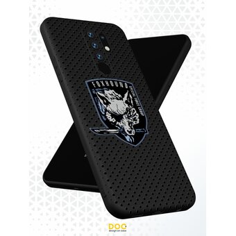  Силиконовый чехол DesignOnCase для Redmi 9 (Редми 9), Foxhound 