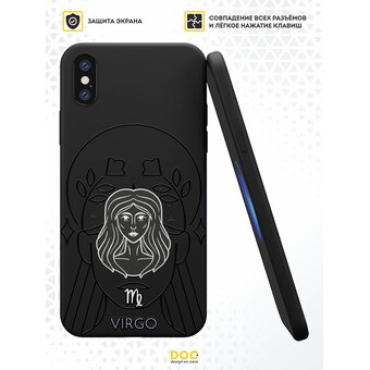  Силиконовый чехол DesignOnCase для iPhone XS/X (Айфон Икс (Икс Эс), Дева 