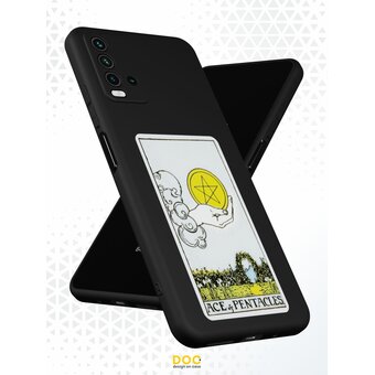  Силиконовый чехол DesignOnCase для Redmi 9T (Редми 9Т), Туз пентаклей 