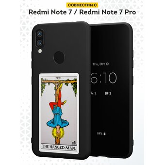  Силиконовый чехол DesignOnCase для Redmi Note 7 (Редми 7), The hanged man 