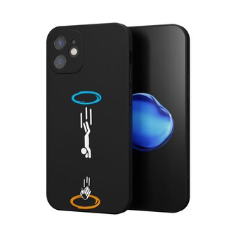  Силиконовый чехол  DesignOnCase для iPhone 12 mini (Айфон 12 мини), Портал 2 