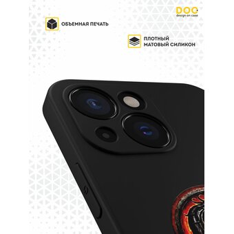  Силиконовый чехол  DesignOnCase для iPhone 13 mini (Айфон 13 мини), Дракон МК 