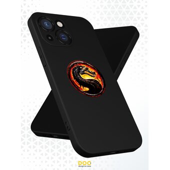  Силиконовый чехол  DesignOnCase для iPhone 13 mini (Айфон 13 мини), Дракон МК 
