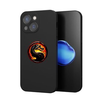  Силиконовый чехол  DesignOnCase для iPhone 13 mini (Айфон 13 мини), Дракон МК 
