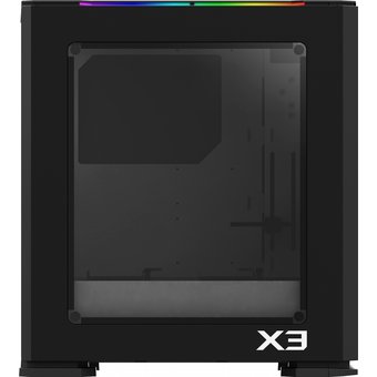  Корпус Zalman X3 Black, ATX, Window, 2x3.5", 2x2.5", 2xUSB2.0, 2xUSB3.0, FRONT 3x120mm RGB, REAR 1x120mm RGB 