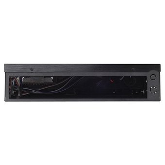  Корпус SILVERSTONE (SST-PT13B-USB3.0) Petit Thin Mini-ITX Silent Computer Case, USB3.0, Black 
