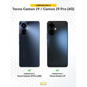  Силиконовый чехол DesignOnCase для Tecno Camon 19/19 Pro (Техно Камон 19 и Тесно Камон 19 Про), Bloodeborne 