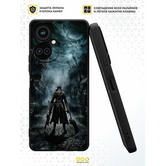  Силиконовый чехол DesignOnCase для Tecno Camon 19/19 Pro (Техно Камон 19 и Тесно Камон 19 Про), Bloodeborne 