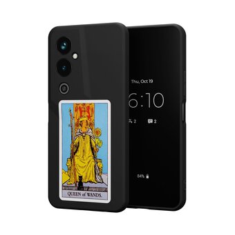  Силиконовый чехол DesignOnCase для Tecno Pova 4 Pro (Техно Пова 4 Про), Королева жезлов 