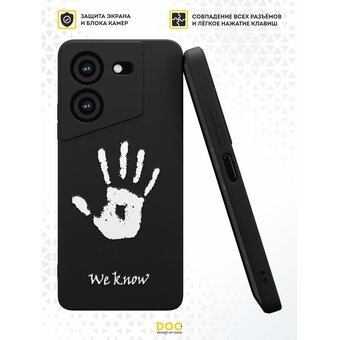  Силиконовый чехол DesignOnCase для Tecno Pova 5 (4G) (Техно Пова 5), We know 