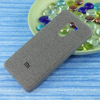  Чехол-накладка Original /силикон.джинс,иск.кожа/ для Xiaomi Pocophone F1 серый 