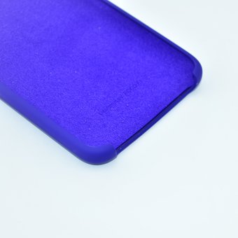  Чехол Silicone case для Xiaomi Pocophone F1 сиреневый 