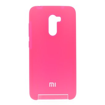  Чехол Silicone case для Xiaomi Pocophone F1 бордовый 