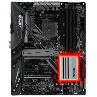  Материнская плата Asrock X470 Master SLI 