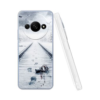  Силиконовый чехол DesignOnCase для Redmi A3 (Редми А3), Метро 