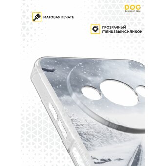  Силиконовый чехол DesignOnCase для Redmi A3 (Редми А3), Метро 