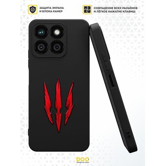 Силиконовый чехол DesignOnCase для Honor X8b (Хонор ИКС8Б), Ведьмак: Дикая охота 