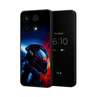  Силиконовый чехол DesignOnCase для Infinix NOTE 30 (Инфиникс Нот 30), Mass Effect 