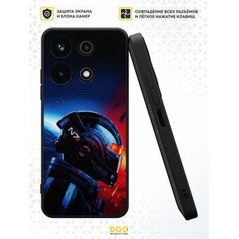  Силиконовый чехол DesignOnCase для Infinix NOTE 30 (Инфиникс Нот 30), Mass Effect 