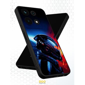  Силиконовый чехол DesignOnCase для Infinix NOTE 30 (Инфиникс Нот 30), Mass Effect 