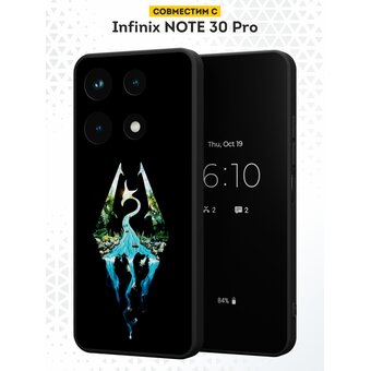  Силиконовый чехол DesignOnCase для Infinix NOTE 30 Pro (Инфиникс Нот 30 Про), The Elder Scrolls V: Skyrim 