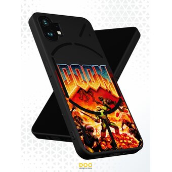  Силиконовый чехол DesignOnCase для Nothing Phone 1 (Насинг Фон 1), Doom 