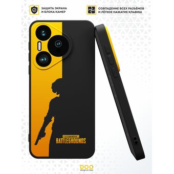  Силиконовый чехол DesignOnCase для Huawei Pura 70 (Хуавей Пура 70), PUBG: Battlegrounds 