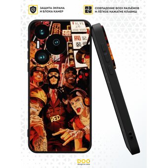  Силиконовый чехол DesignOnCase для Huawei Pura 70 (Хуавей Пура 70), Team Fortress 2 