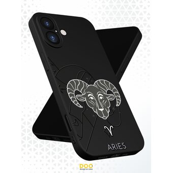  Силиконовый чехол DesignOnCase для iPhone 16 (Айфон 16), Овен 