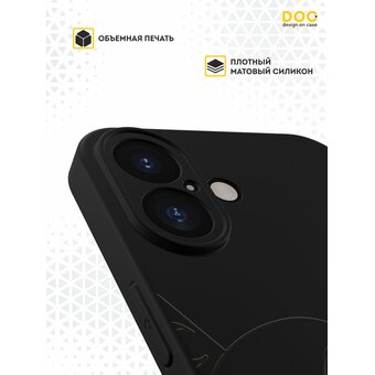  Силиконовый чехол DesignOnCase для iPhone 16 (Айфон 16), Овен 