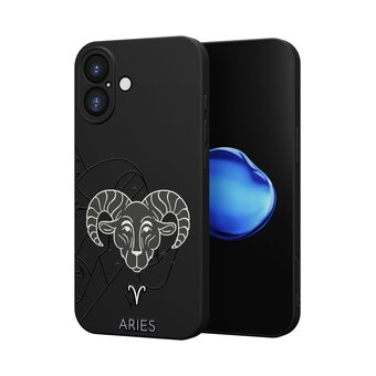  Силиконовый чехол DesignOnCase для iPhone 16 (Айфон 16), Овен 