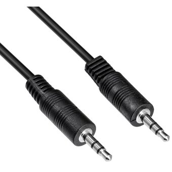  Кабель соединительный аудио Buro BAAC002-2 Jack 3.5 (m)/Jack 3.5 (m) 2м. черный 