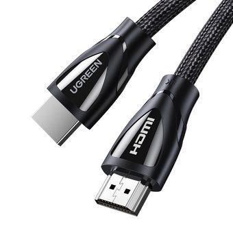  Кабель UGreen HD140 (80401) HDMI A M/M Cable в оплетке 1 м черный 