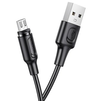  Дата-кабель BOROFONE BX41 Amiable magnetic micro 1м (чёрный) 