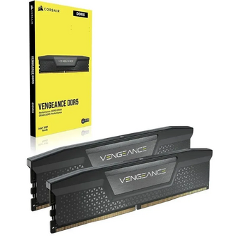  ОЗУ CORSAIR Vengeance CMK32GX5M2B6400C32 32GB 6400МГц DDR5 CL32 DIMM (Kit of 2x16GB) XMP 3.0, Black 
