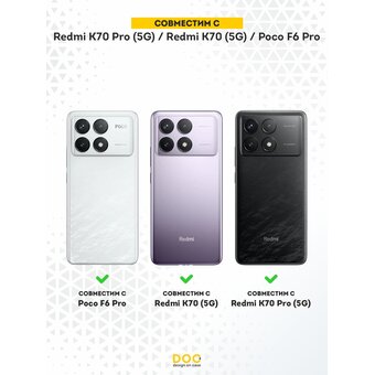  Силиконовый чехол DesignOnCase для Redmi K70 Pro (5G) / Redmi K70 (5G) / Poco F6 Pro (Редми К70 Про 5Джи, К70 5Джи, Поко Ф6 Про), Скайрим 