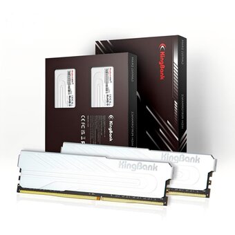  ОЗУ Kingbank KJXS series (K5.01.FP049D9203) 32GB (2x16Gb) 3200MHz DDR4 Silver Heatsink / Samsung CL16 (16-20-20-38) 1.35V 