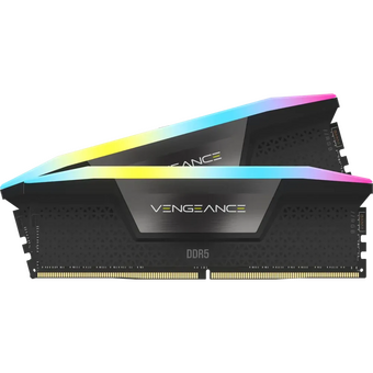  ОЗУ CORSAIR Vengeance RGB CMH32GX5M2B6400C32 32GB 6400МГц DDR5 CL32 DIMM (Kit of 2x16GB) XMP 3.0, Black 
