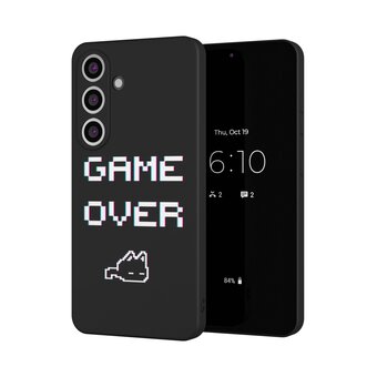  Силиконовый чехол DesignOnCase для Galaxy S25 (Галакси С25), Game over 