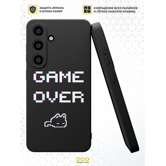  Силиконовый чехол DesignOnCase для Galaxy S25 (Галакси С25), Game over 