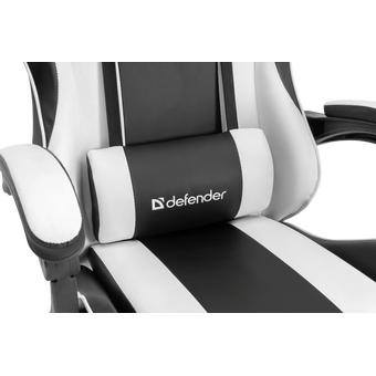  Офисное кресло DEFENDER Tios 64055 Black/Whte PU 