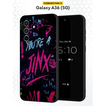  Силиконовый чехол DesignOnCase на Galaxy A36 (5G), с защитой камеры, Jinx 